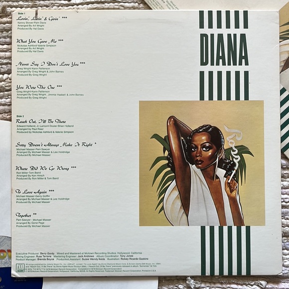 Diana Ross - “Ross” Vinyl LP - Picture 2 of 5